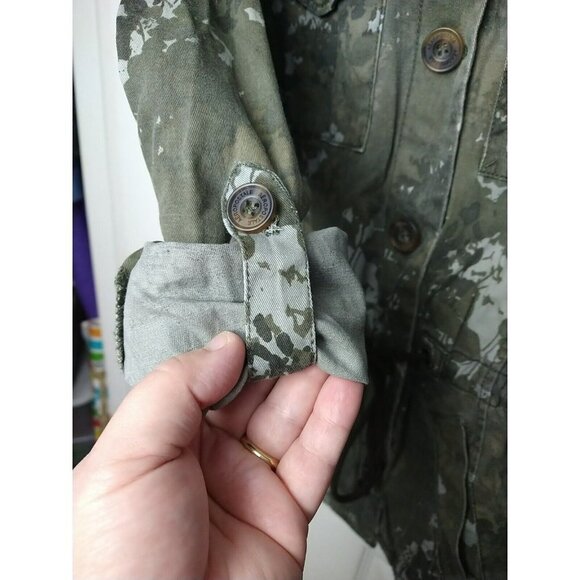 AEROPOSTALE Lightweight Cameo Military Style Drawstring Jacket. Size S - Picture 10 of 15